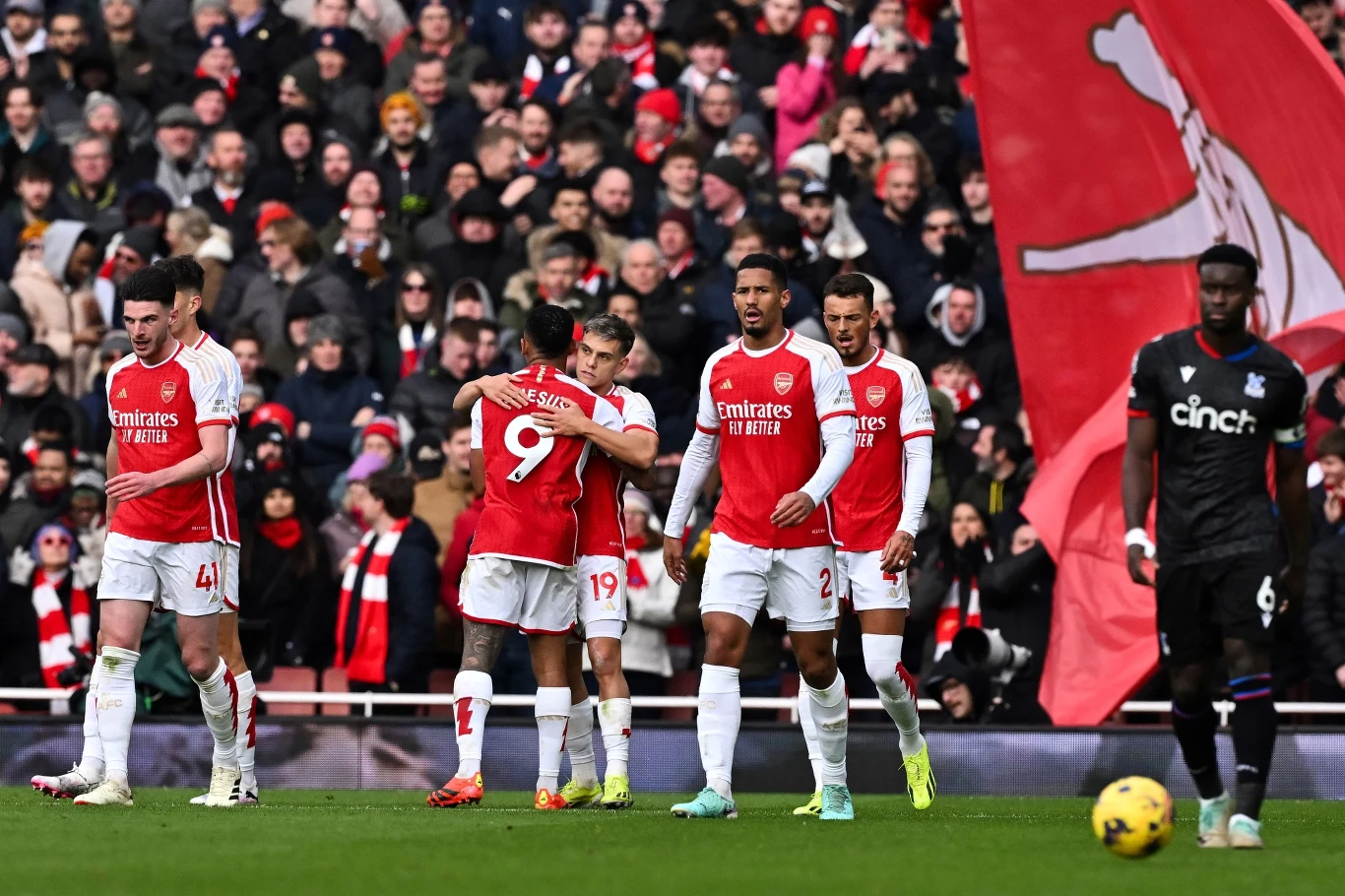 Radość piłkarzy Arsenalu
