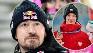 Adam Małysz i Łukasz Łukaszczyk (w ramce)