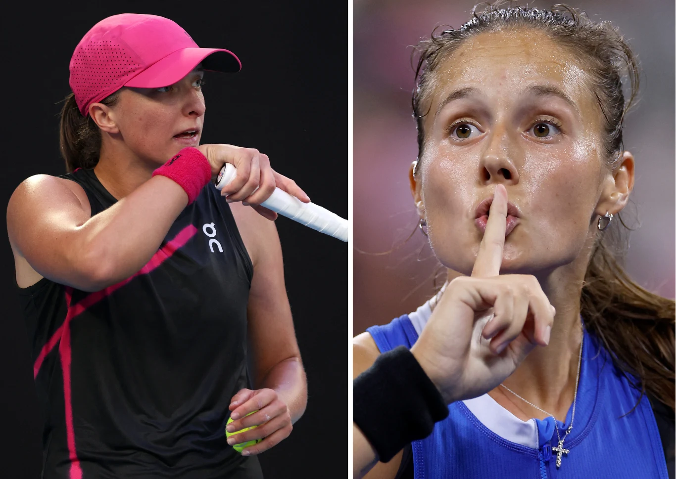 Iga Świątek i Daria Kasatkina