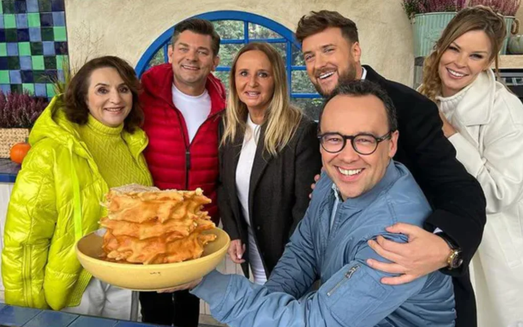 Joanna Kurska z Zenkiem i Danutą Martyniukami w "Pytaniu na śniadanie"