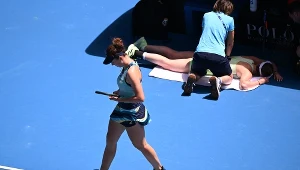 Kadr ze spotkania Linda Noskova - Elina Switolina podczas Australian Open