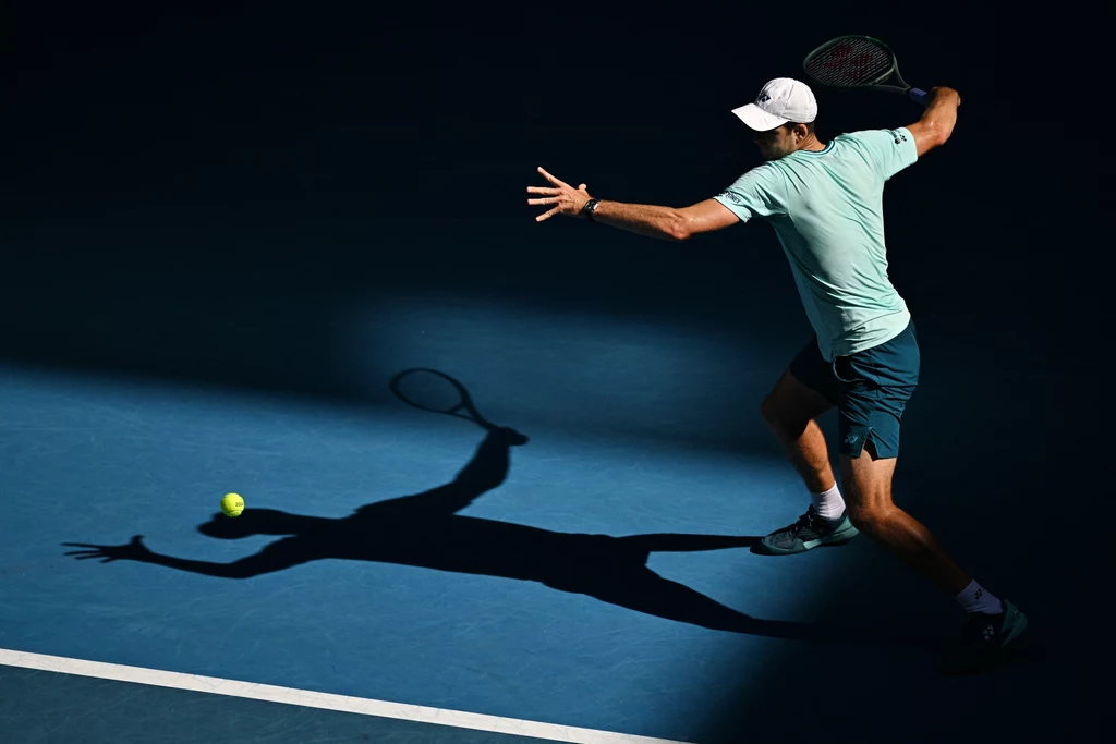 Hubert Hurkacz w Australian Open Hubert Hurkacz w Australian Open