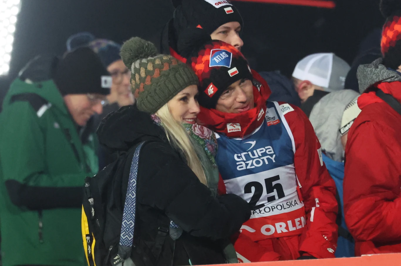 Kamil Stoch i Ewa Bilan-Stoch na Wielkiej Krokwi Kamil Stoch i Ewa Bilan-Stoch na Wielkiej Krokwi