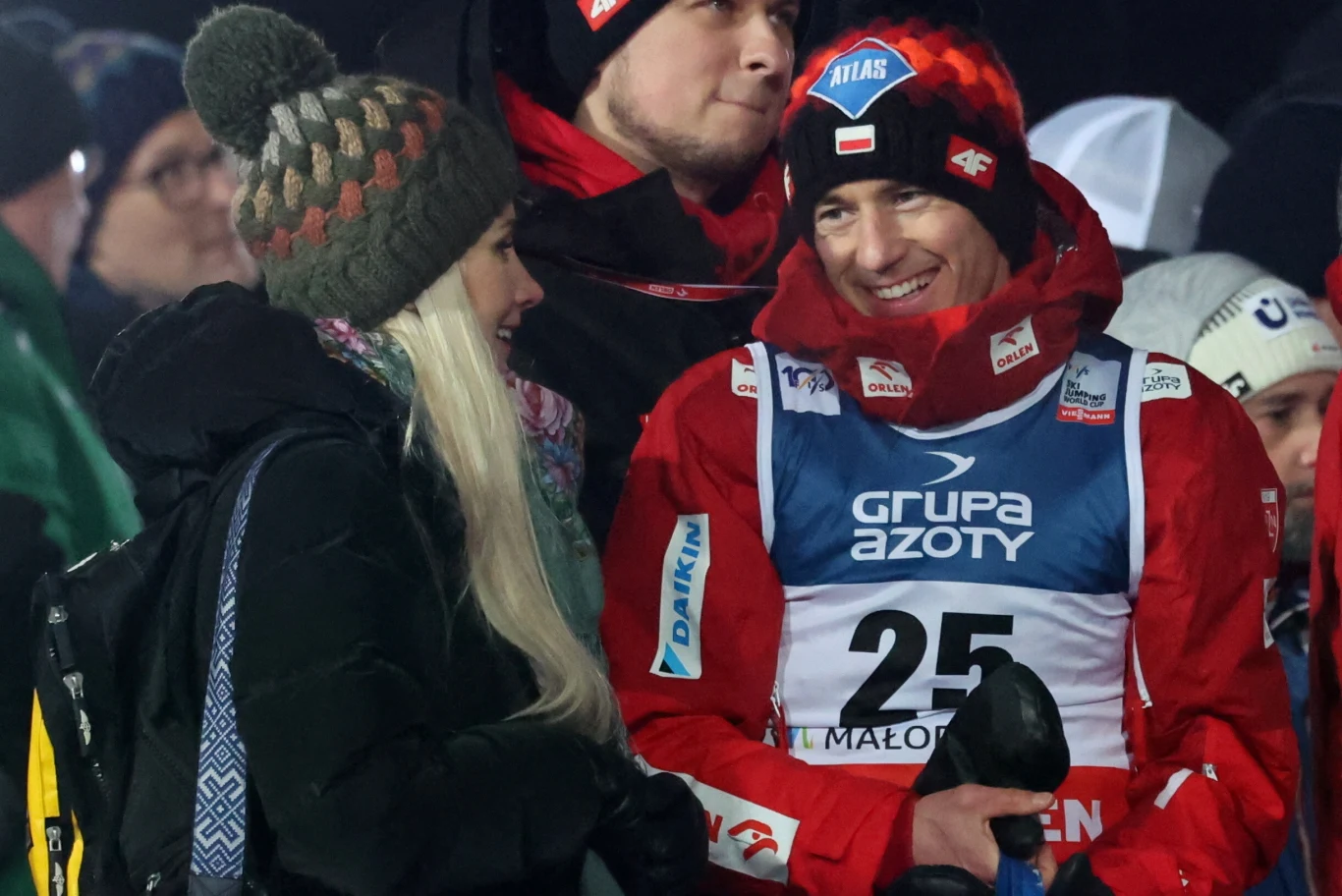 Kamil Stoch i Ewa Bilan-Stoch na Wielkiej Krokwi Kamil Stoch i Ewa Bilan-Stoch na Wielkiej Krokwi