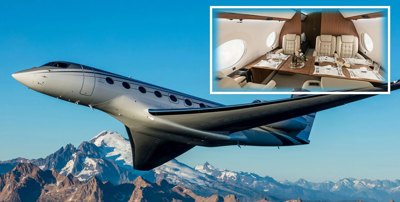 Gulfstream G650ER. Czym Elon Musk przyleciał do Polski? Gulfstream G650ER. Czym Elon Musk przyleciał do Polski?