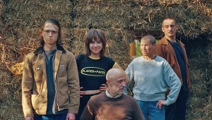 Mikołaj Kubacki, Maria Sobocińska, Łukasz Simlat, Danuta Stenka i Michał Żurawski na planie filmu "Drużyna AA"