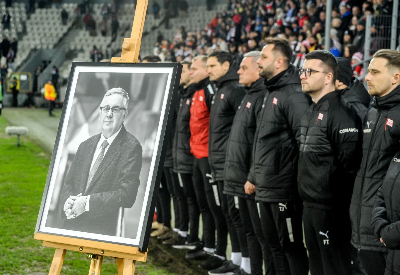 Cracovia żegna prezesa Janusza Filipiaka Cracovia żegna prezesa Janusza Filipiaka