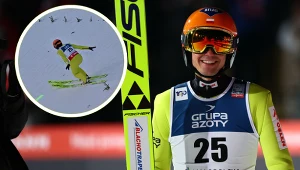 Skoki narciarskie. Kamil Stoch w akcji podczas zawodów Pucharu Świata w skokach narciarskich w Zakopanem