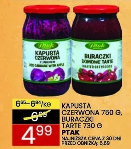 Buraczki tarte Ptak