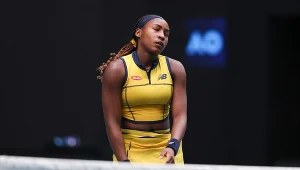 Coco Gauff podczas meczu Australian Open