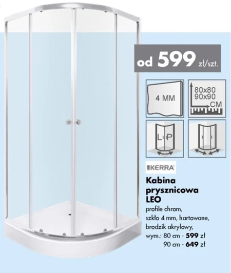 Kabina prysznicowa Kerra