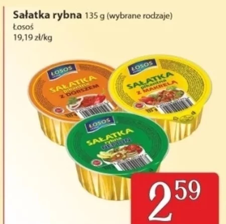 Łosoś Ustka Sałatka pikantna z makrelą 135 g