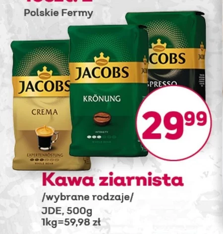 Jacobs Cafè Espresso Strong Kawa ziarnista palona 500 g