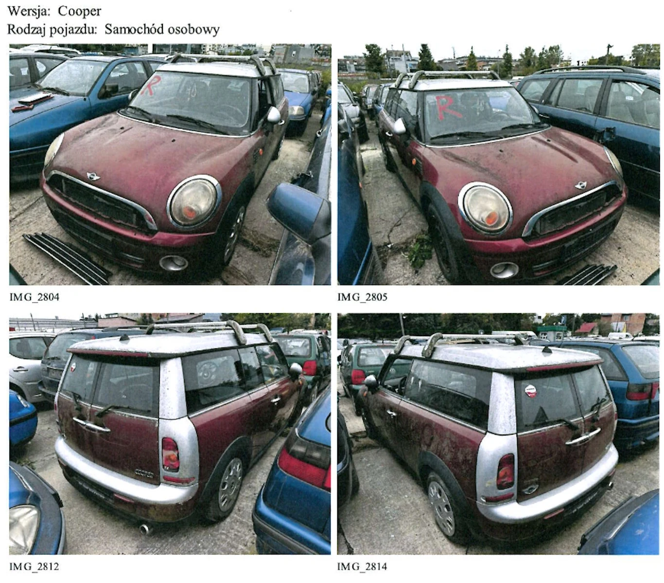 Porzucone auto nie musi być stare. W Krakowie do kupienia jest np. Mini Clubman z rocznika 2007