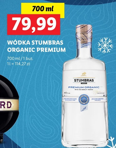 Stumbras Premium Organic Wódka 0,7 l