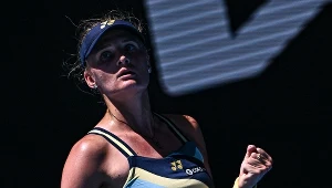 Dajana Jastremska podczas meczu Australian Open