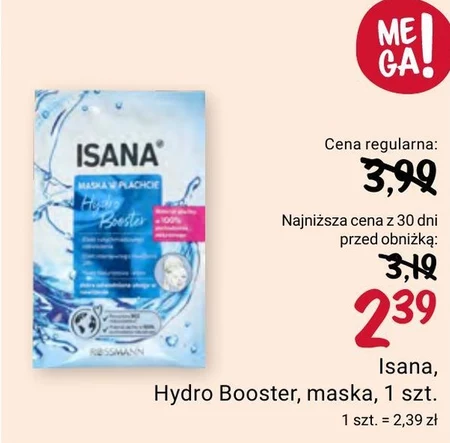 Maseczka do twarzy Isana