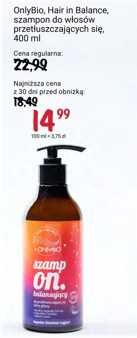 Szampon OnlyBio