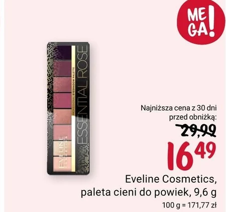 Paleta cieni do powiek Eveline