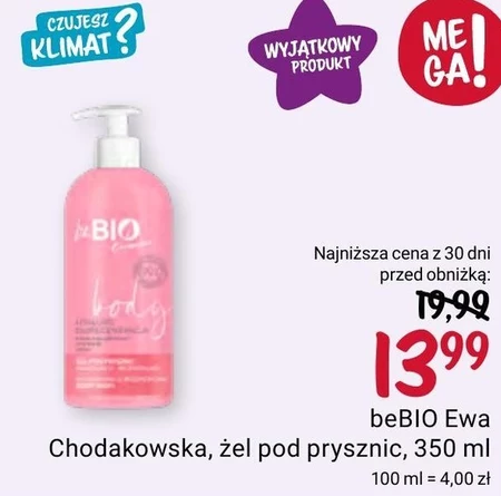 Żel pod prysznic beBio