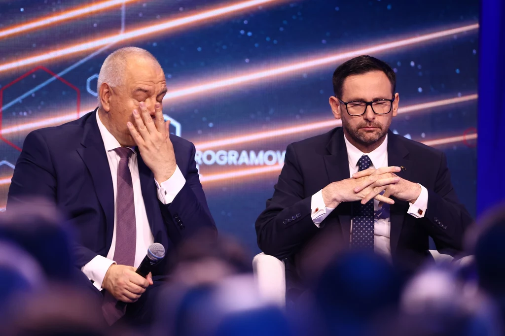 Jacek Sasin i Daniel Obajtek