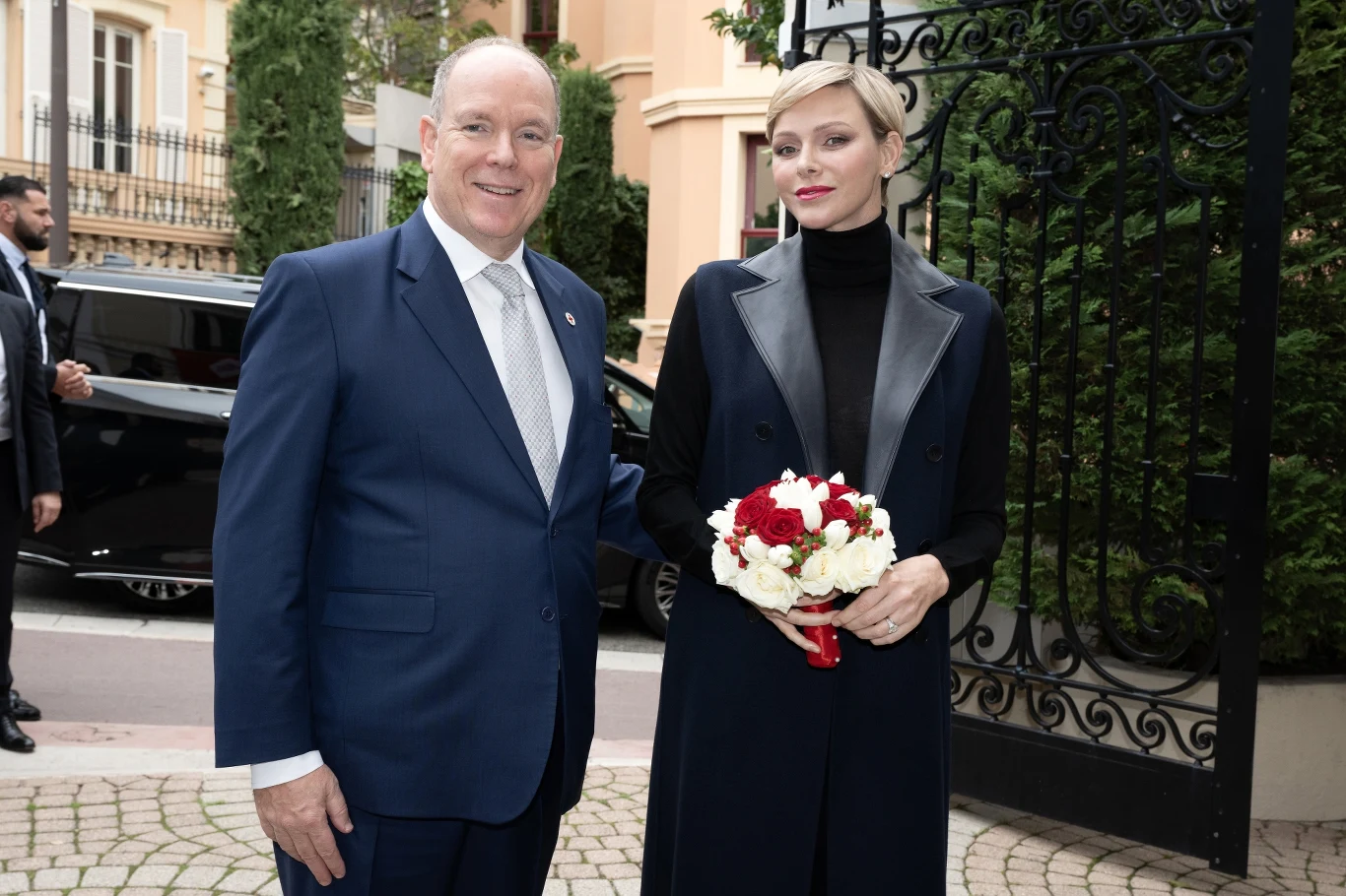 Księżna Charlene i książę Albert Księżna Charlene i książę Albert