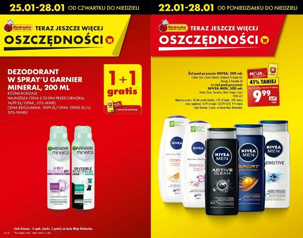 Biedronka oferuje promocje na kosmetyki!