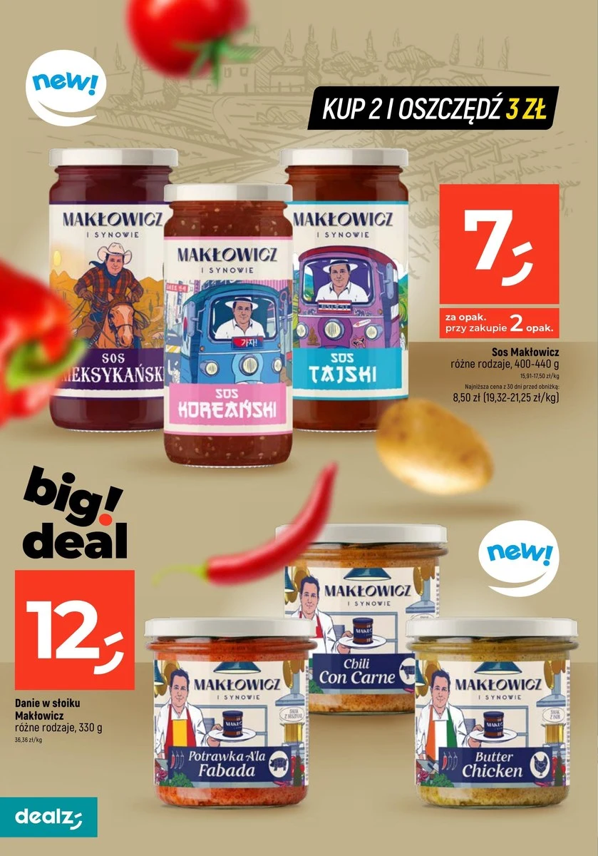 Promocja na produkty marki "Makłowicz i Synowie" w Dealz! Promocja na produkty marki "Makłowicz i Synowie" w Dealz!