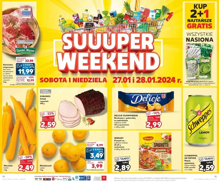 Kaufland oferuje promocje na weekend!