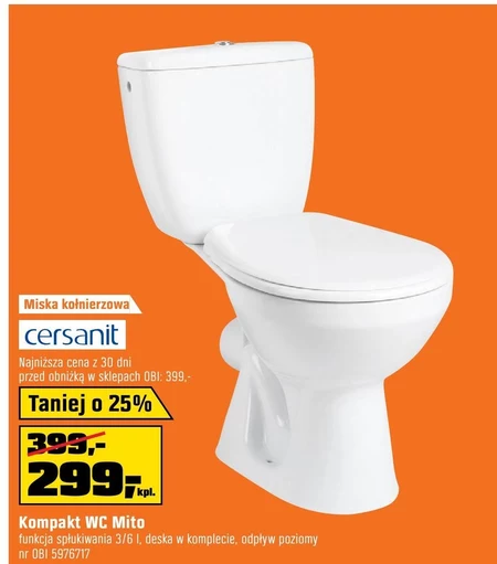 Kompakt wc Cersanit