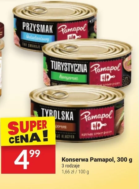 Pamapol Konserwa wieprzowa turystyczna 300 g