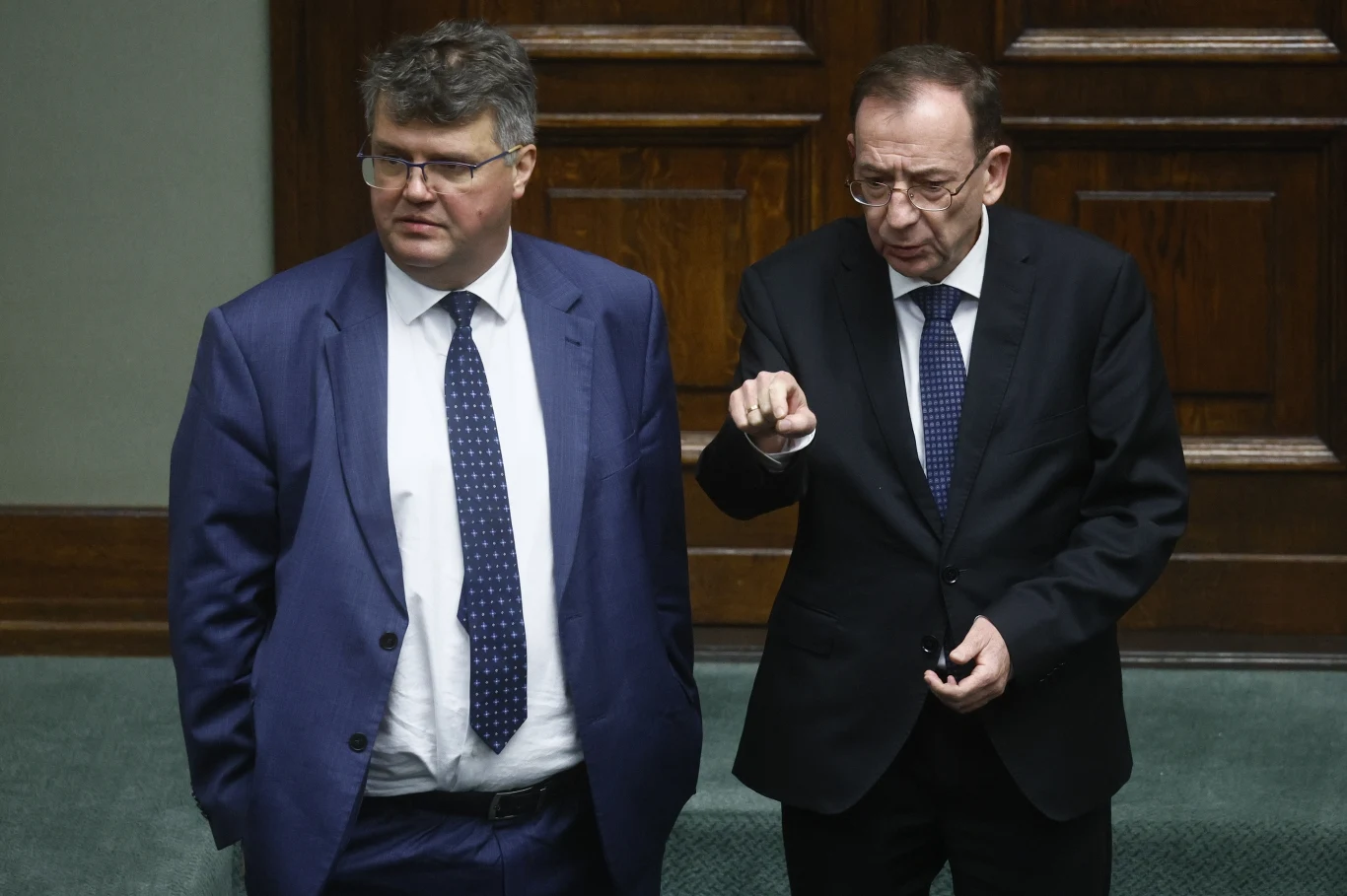 Mariusz Kamiński i Maciej Wąsik wbrew zapowiedziom nie pojawili się w czwartek w Sejmie Mariusz Kamiński i Maciej Wąsik wbrew zapowiedziom nie pojawili się w czwartek w Sejmie