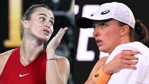Australian Open. Na zdjęciu Aryna Sabalenka oraz Iga Świątek - dwie czołowe zawodniczki rankingu WTA