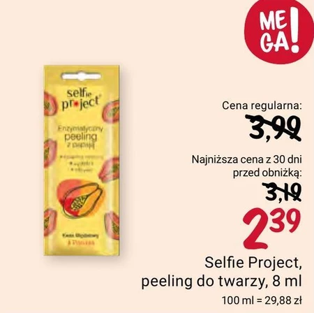 Peeling do twarzy Selfie project
