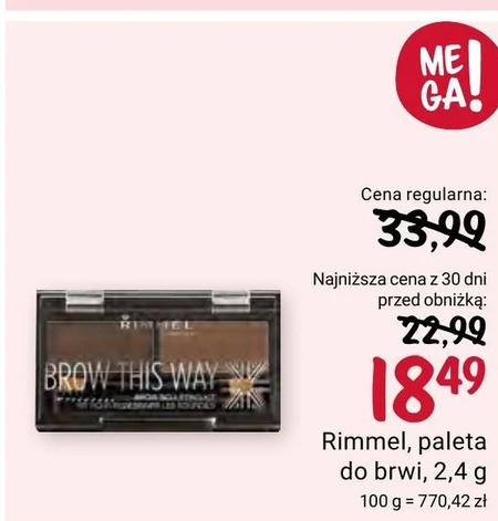Paleta do brwi Rimmel