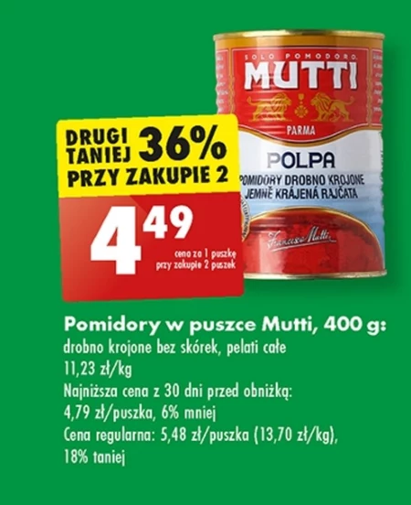 Mutti Pomidory drobno krojone 400 g