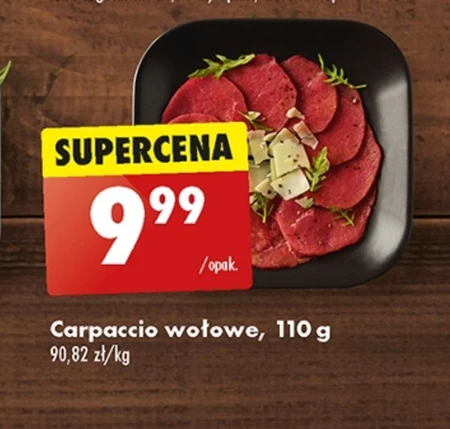 Carpaccio wołowe