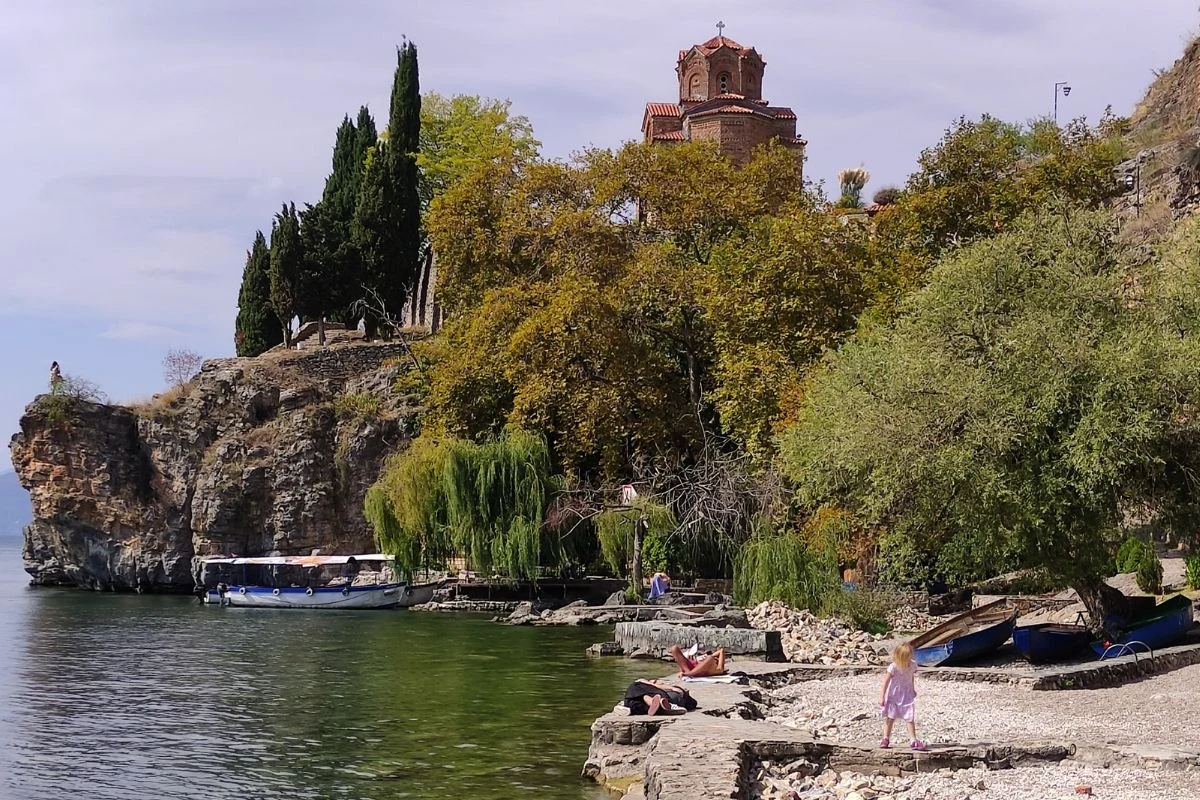 Widok na cerkiew św. Jana Teologa Widok na cerkiew św. Jana Teologa