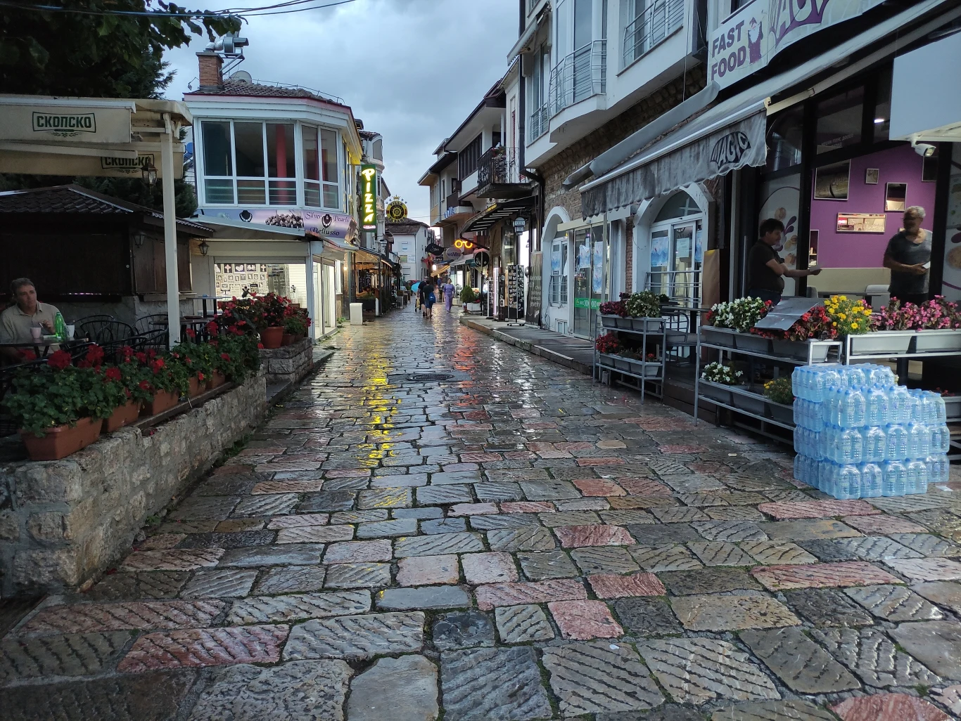 Choć deszczowa, Ochryda nadal była piękna Choć deszczowa, Ochryda nadal była piękna