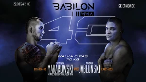 Gala Babilon MMA 43 odbędzie się w Skierniewicach