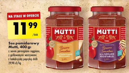 Mutti Sos pomidorowy z serem Parmigiano Reggiano 400 g