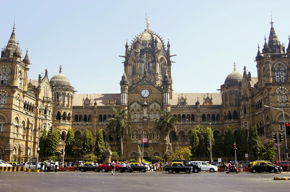 Chhatrapati Shivaji Maharaj Terminus w Bombaju w Indiach to miejsce wpisane na Listę Światowego Dziedzictwa UNESCO Chhatrapati Shivaji Maharaj Terminus w Bombaju w Indiach to miejsce wpisane na Listę Światowego Dziedzictwa UNESCO
