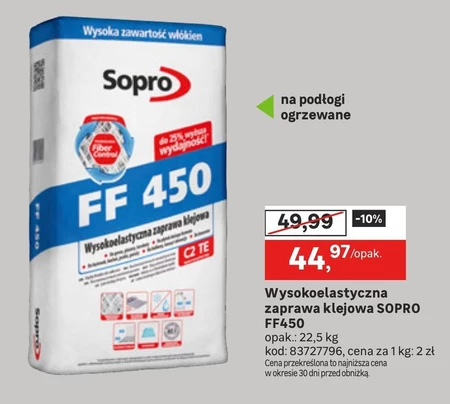 Zaprawa klejowa Sopro