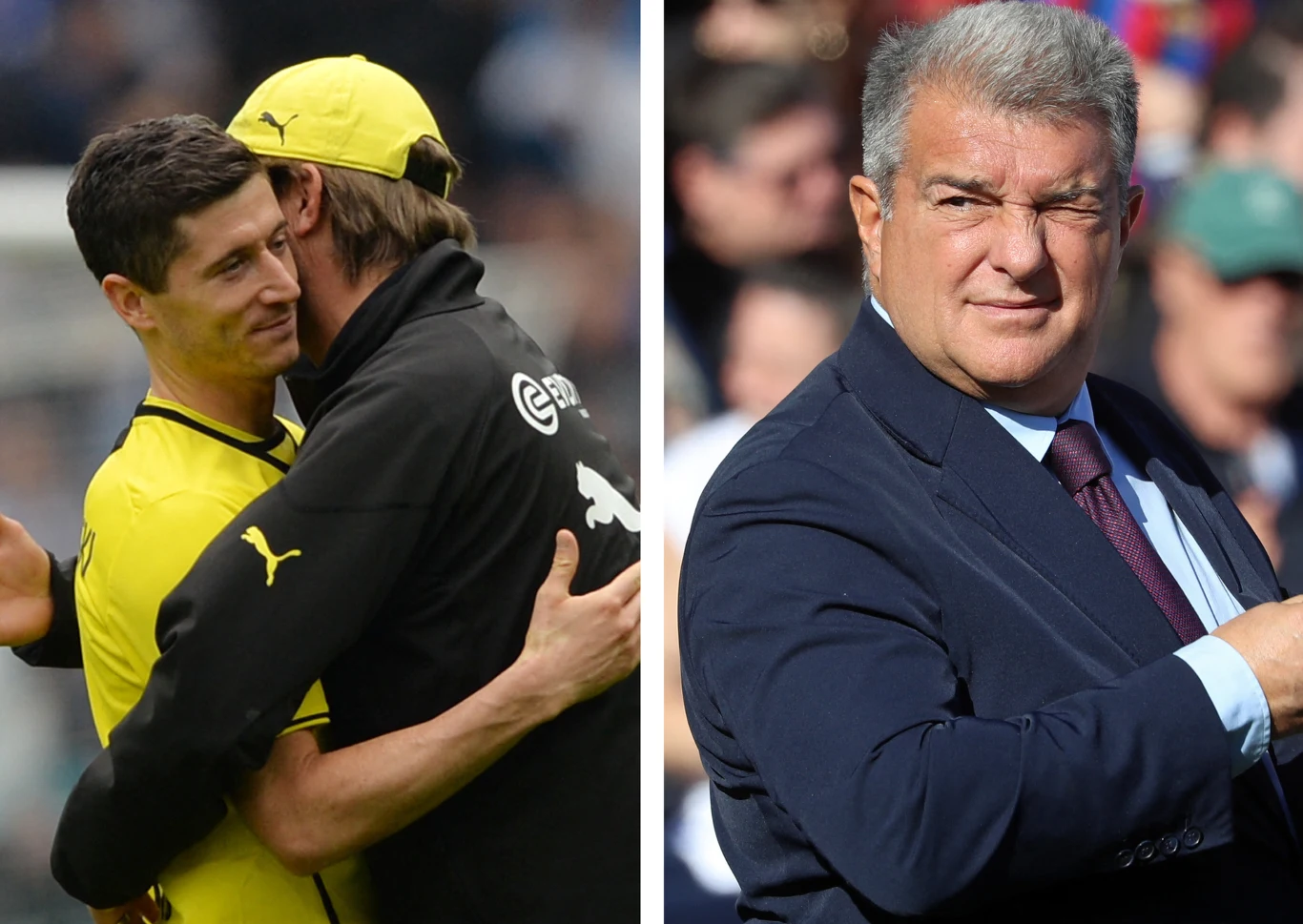 Robert Lewandowski i Juergen Klopp znowu razem? Joan Laporta znów ma szansę na zakontraktowanie swojego ulubieńca... Robert Lewandowski i Juergen Klopp znowu razem? Joan Laporta znów ma szansę na zakontraktowanie swojego ulubieńca...