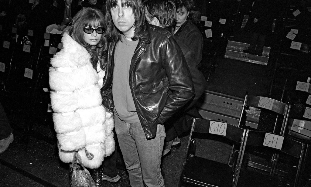 Johnny Ramone razem z Lindą Ramone