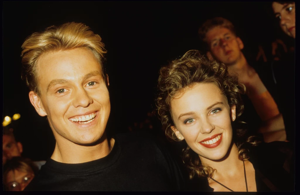 Kylie Minogue i Jason Donovan w 1989 roku