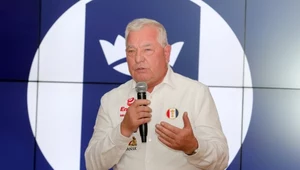 Tadeusz Zdunek na prezentacji Wybrzeża Gdańsk.