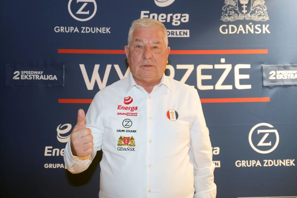 Tadeusz Zdunek na prezentacji Wybrzeża Gdańsk. Tadeusz Zdunek na prezentacji Wybrzeża Gdańsk.