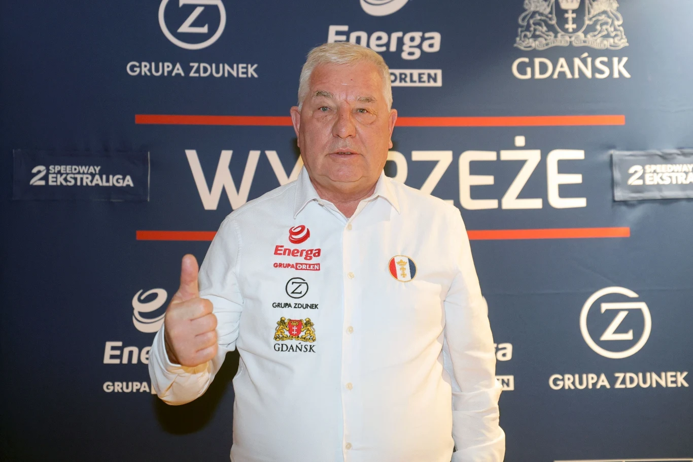 Tadeusz Zdunek na prezentacji Wybrzeża Gdańsk.