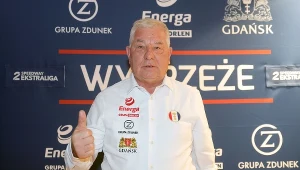 Tadeusz Zdunek na prezentacji Wybrzeża Gdańsk.